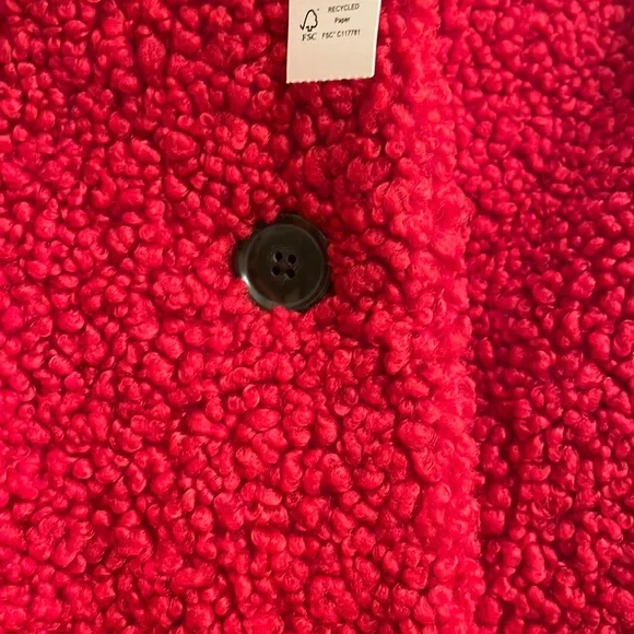 NWT JCrew Petite teddy sherpa lady coat - Picture 6 of 12